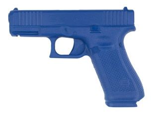 Glock 45 training replica constructed from polymer, blue.